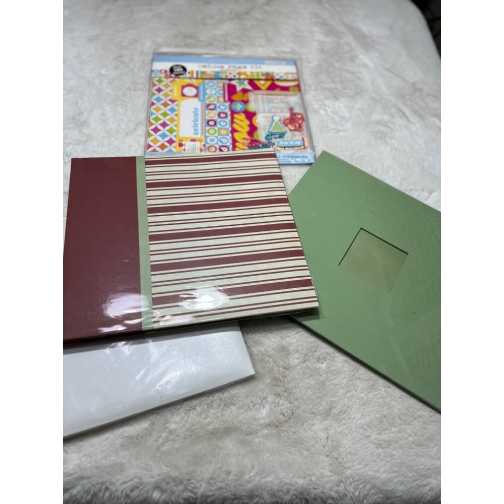 Colorbok Deluxe Page Kit & Scrapbook Album Set lot